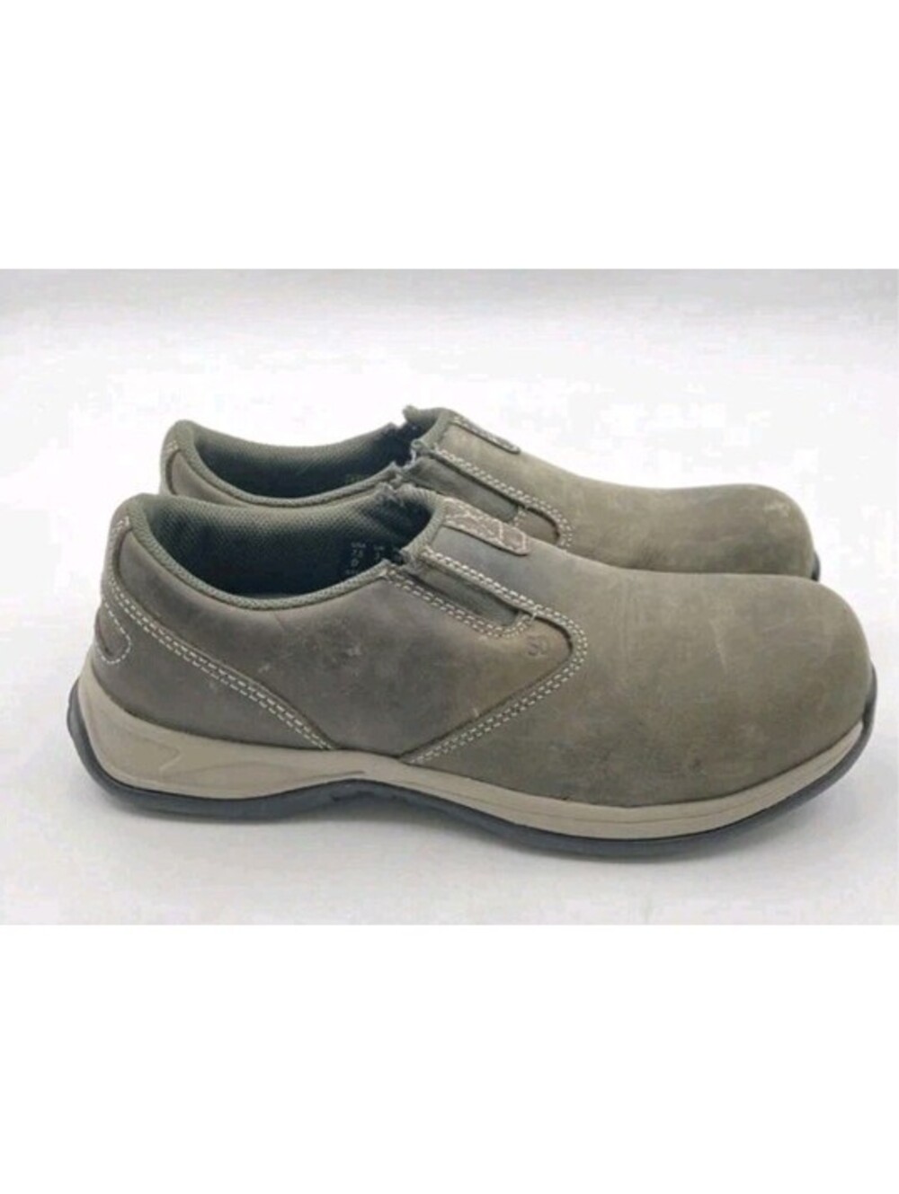 Red Wing Shoes Womens 7.5D 2306 Green Slip-On Saftey Toe Comfort Shoes